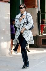 IRINA SHAYK Arrives at The Greenwich Hotel in New York 10/20/2015