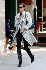 IRINA SHAYK Arrives at The Greenwich Hotel in New York 10/20/2015