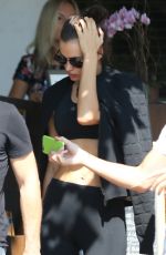 IRINA SHAYK Out and About in West Hollywood 10/13/2015