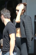 IRINA SHAYK Out and About in West Hollywood 10/13/2015