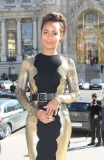 JADA PINKETT SMITH Arrives at Guy Laroche Fashion Show in Paris 09/30/2015