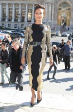JADA PINKETT SMITH Arrives at Guy Laroche Fashion Show in Paris 09/30/2015