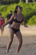 JANEL PARRISH in Bikini at a Beach in Hawaii 10/14/2015