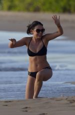 JANEL PARRISH in Bikini at a Beach in Hawaii 10/14/2015
