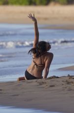 JANEL PARRISH in Bikini at a Beach in Hawaii 10/14/2015