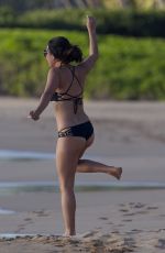 JANEL PARRISH in Bikini at a Beach in Hawaii 10/14/2015