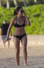 JANEL PARRISH in Bikini at a Beach in Hawaii 10/14/2015