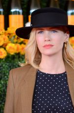 JANUARY JONES at 2015 Veuve Clicquot Polo Classic in Pacific Palisades 10/17/2015