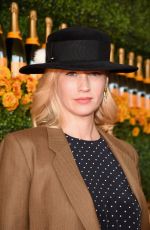 JANUARY JONES at 2015 Veuve Clicquot Polo Classic in Pacific Palisades 10/17/2015