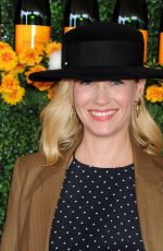 JANUARY JONES at 2015 Veuve Clicquot Polo Classic in Pacific Palisades 10/17/2015