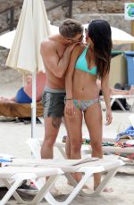JASMIN WALIA in Bikini at a Beach in the Mediterranean 10/06/2015