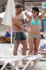 JASMIN WALIA in Bikini at a Beach in the Mediterranean 10/06/2015
