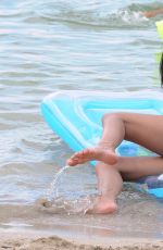JASMIN WALIA in Bikini at a Beach in the Mediterranean 10/06/2015