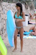 JASMIN WALIA in Bikini at a Beach in the Mediterranean 10/06/2015