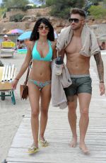 JASMIN WALIA in Bikini at a Beach in the Mediterranean 10/06/2015