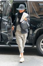 JENNIFER ANISTON Arrives at Her Hotel in New York 10/09/2015