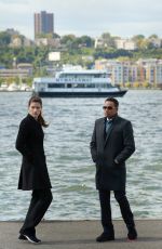 JENNIFER CARPENTER on the Set of Limitless in New York 10/05/2015