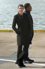 JENNIFER CARPENTER on the Set of Limitless in New York 10/05/2015