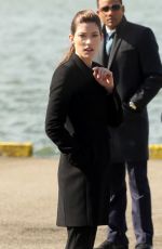 JENNIFER CARPENTER on the Set of Limitless in New York 10/05/2015