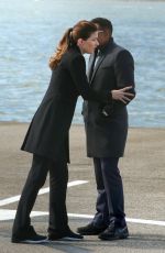 JENNIFER CARPENTER on the Set of Limitless in New York 10/05/2015