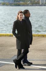 JENNIFER CARPENTER on the Set of Limitless in New York 10/05/2015