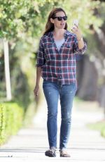 JENNIFER GARNER in Jeans Out in Santa Monica 10/01/2015