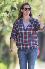 JENNIFER GARNER in Jeans Out in Santa Monica 10/01/2015