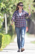 JENNIFER GARNER in Jeans Out in Santa Monica 10/01/2015