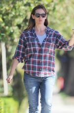 JENNIFER GARNER in Jeans Out in Santa Monica 10/01/2015