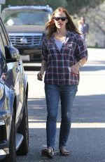 JENNIFER GARNER in Jeans Out in Santa Monica 10/01/2015