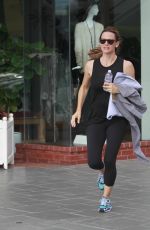 JENNIFER GARNER Leaves a Gym in Brentwood 10/28/2015