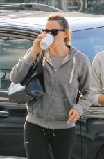JENNIFER GARNER Leaves a Yoga Class in Brentwood 10/23/2015