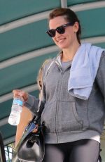 JENNIFER GARNER Leaves a Yoga Class in Brentwood 10/23/2015