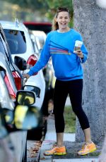 JENNIFER GARNER Out for Coffee in Satna Monica 10/26/2015