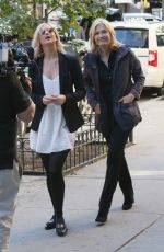 JENNIFER LAWRENCE at Interview with Diane Sawyer in New York 10/10/2015