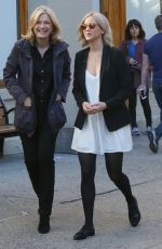 JENNIFER LAWRENCE at Interview with Diane Sawyer in New York 10/10/2015