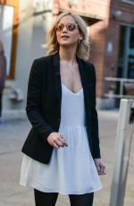 JENNIFER LAWRENCE at Interview with Diane Sawyer in New York 10/10/2015