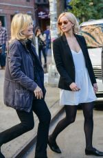 JENNIFER LAWRENCE at Interview with Diane Sawyer in New York 10/10/2015