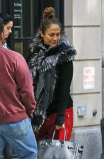 JENNIFER LOPEZ Out and About in New York, 10/16/2015