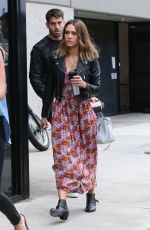 JESSICA ALBA Arrives at a Studio in Santa Monica 10/16/2015