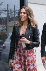 JESSICA ALBA Arrives at a Studio in Santa Monica 10/16/2015