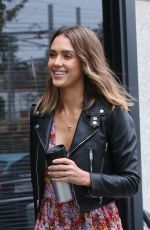 JESSICA ALBA Arrives at a Studio in Santa Monica 10/16/2015