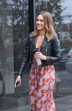 JESSICA ALBA Arrives at a Studio in Santa Monica 10/16/2015