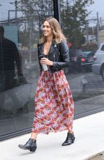 JESSICA ALBA Arrives at a Studio in Santa Monica 10/16/2015