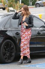JESSICA ALBA Arrives at a Studio in Santa Monica 10/16/2015