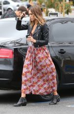 JESSICA ALBA Arrives at a Studio in Santa Monica 10/16/2015