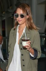 JESSICA ALBA at Los Angeles International Airport 10/24/2015