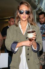 JESSICA ALBA at Los Angeles International Airport 10/24/2015