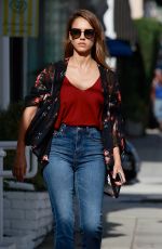 JESSICA ALBA in Jeans Out and About in Los Angeles 10/14/2015
