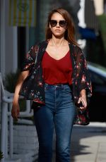 JESSICA ALBA in Jeans Out and About in Los Angeles 10/14/2015